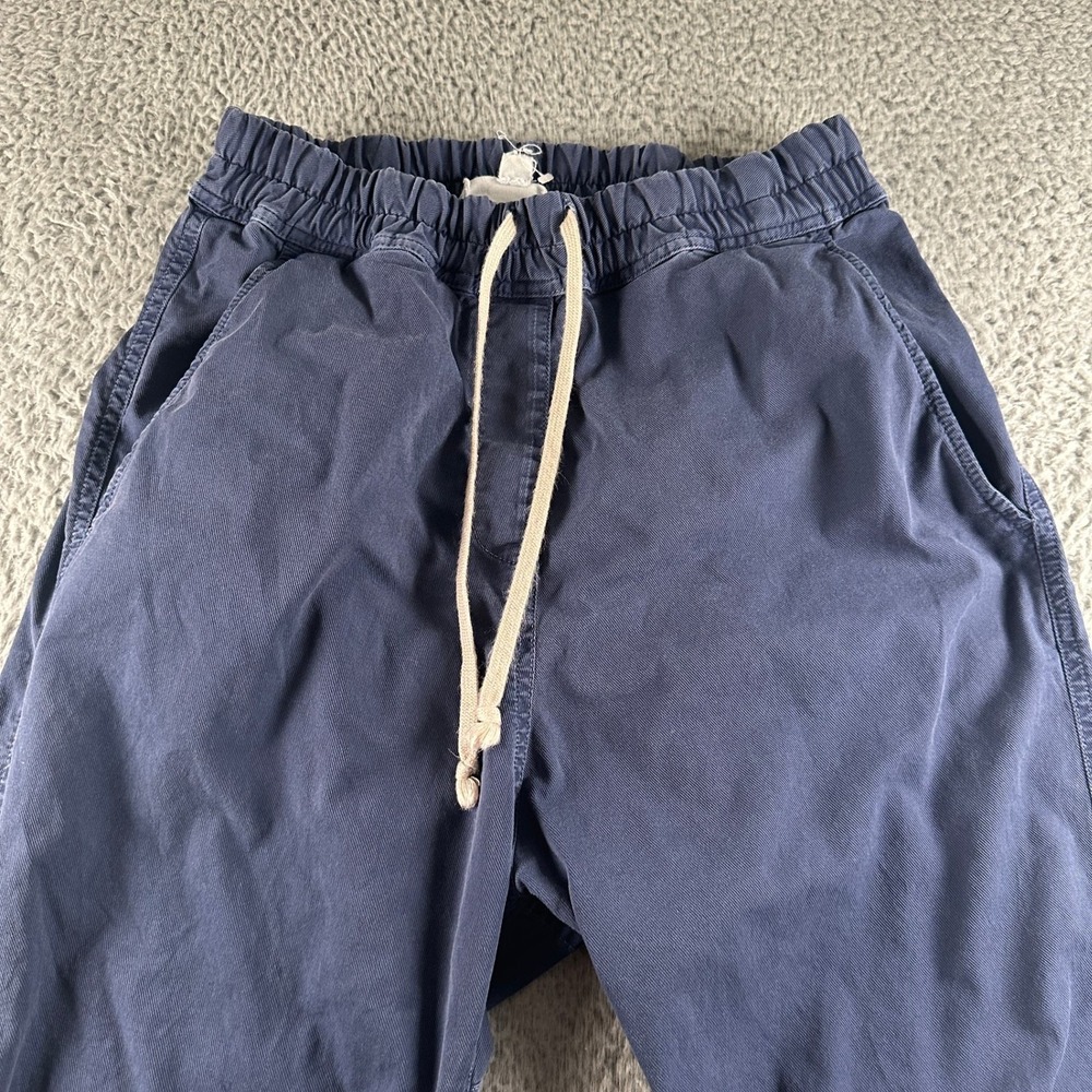 Nili Lotan Casablanca Cropped Pants Womens XS Navy Drawstring Drop Crotch - Picture 2 of 11